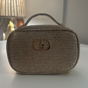 Dior Gold Textured Cosmetic Case